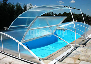 Comprar cubierta de piscina Modular abatible