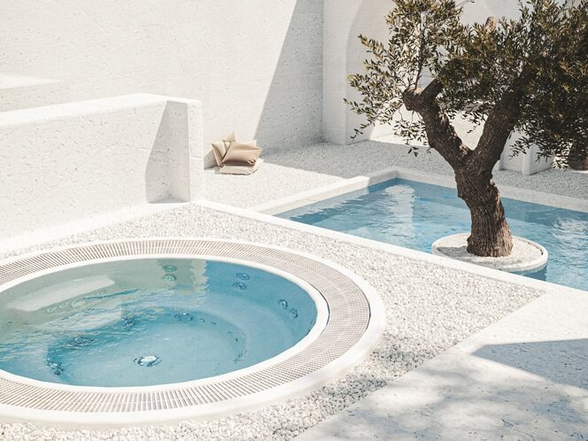 Spa rond encastrable Bali-Oslo