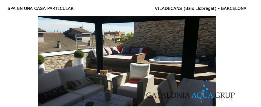 Spa instalado Terraza Viladecans Barcelona