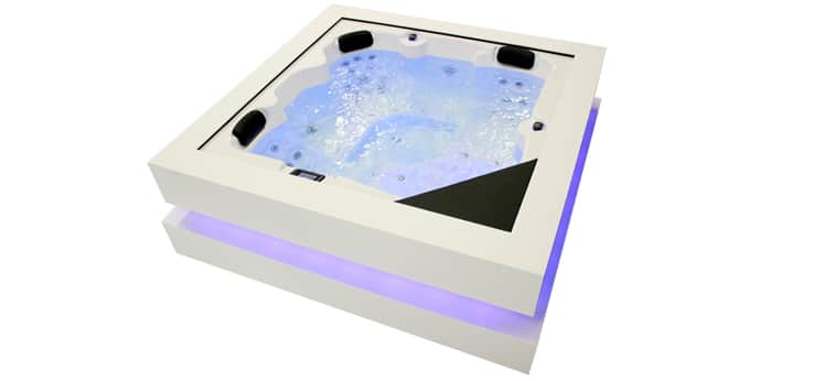 Comprar spa de disseny blanc amb leds Cube Ergo