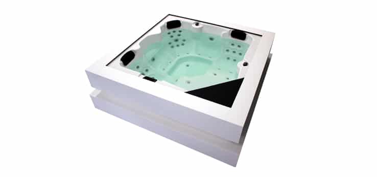 Comprar spa de disseny i de color blanc Cube Ergo