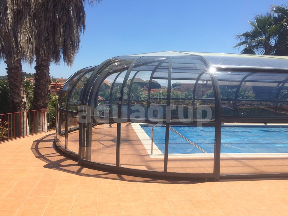Comprar cubierta alta para piscina Fija y Rotonda