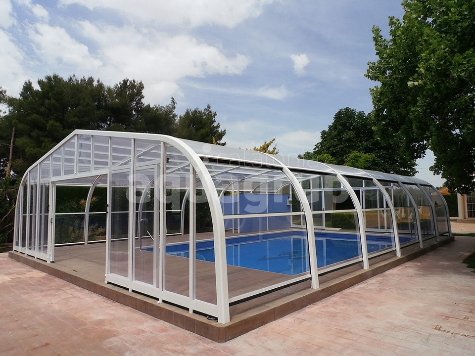 Comprar cubiertas altas para piscina Fija y Rotonda