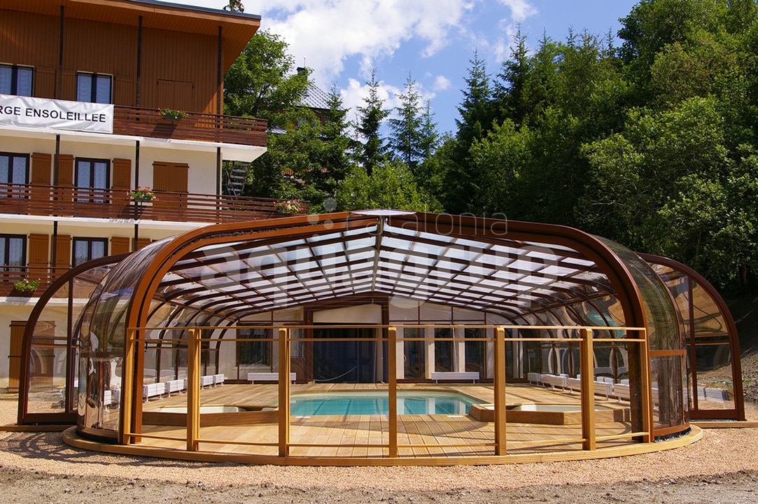 Comprar cubiertas altas para piscinas Fija y Rotonda