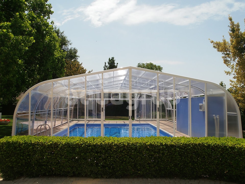 Comprar cubiertas altas para piscinas Fija y Rotonda