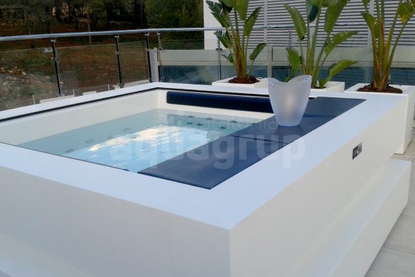 Photo: modern and elegant hot tubs