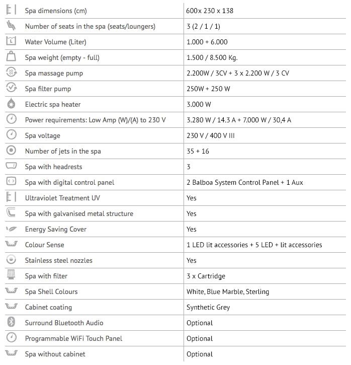 Swimspa Duo: features