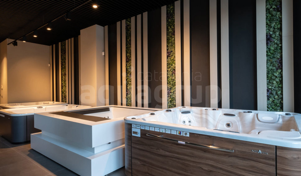 Showroom Aquagrup - ShowRoom Spas, Swimspas et Fermetures à Barcelone - Aquagrup