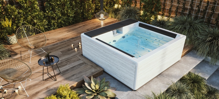 Spa exclusif dans le jardin - Spa Quantum