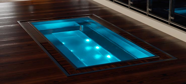Jacuzzi d´acer inoxidable per a exterior by Aquavia Spa InnoVive 10 persones inox