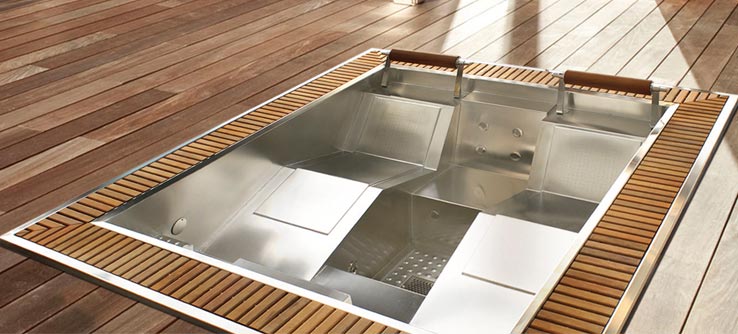 Aquavia Spa d'acer inoxidable