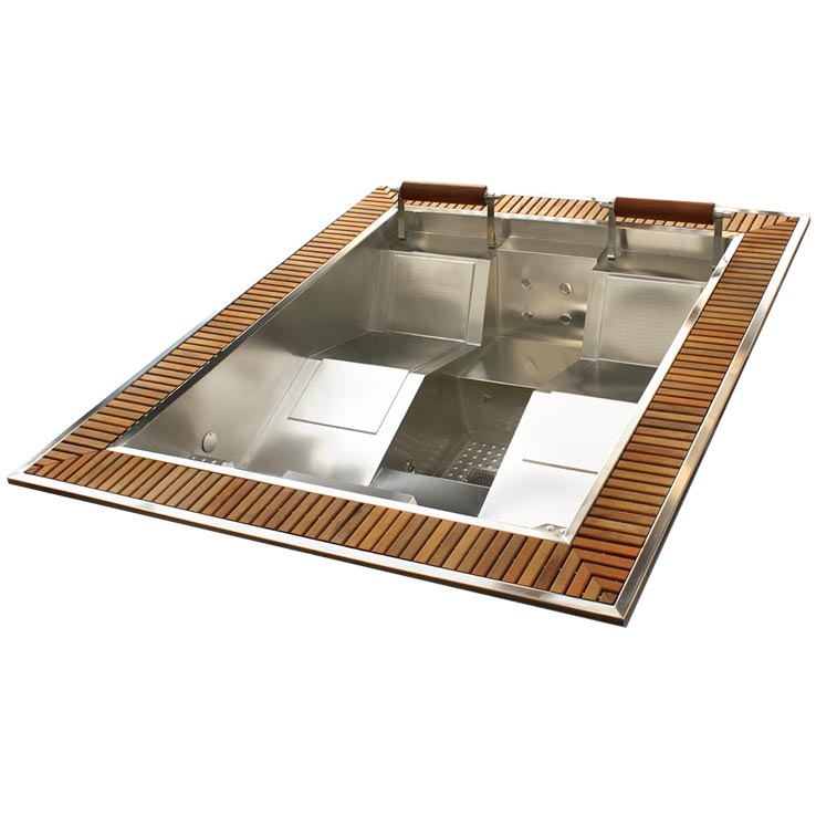 Spa d´exterior inox, acer inoxidable online Lineon