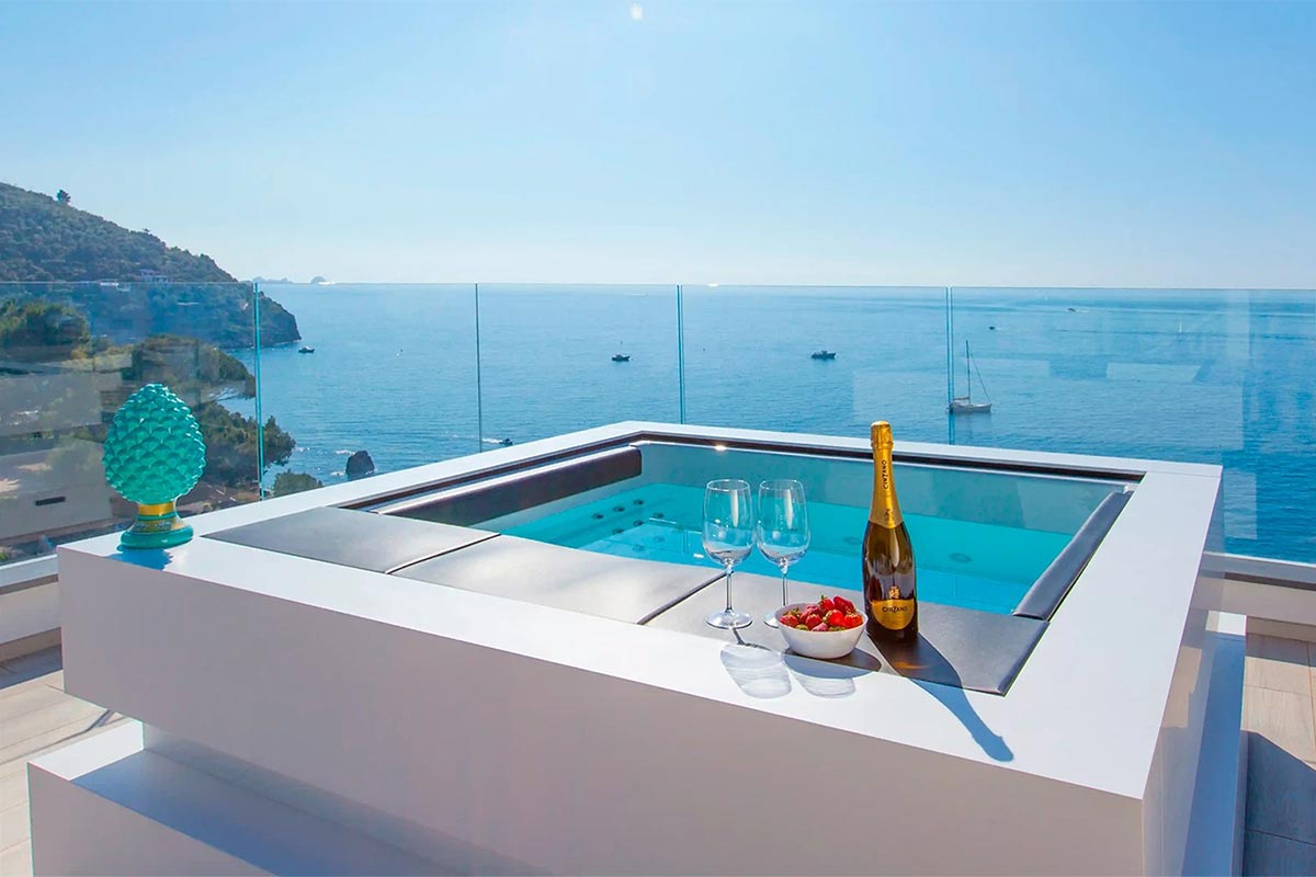 Jacuzzi exterior para hotel contract